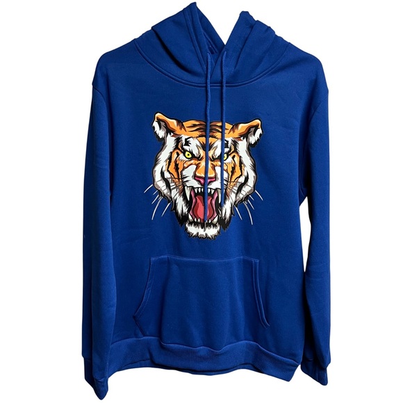Blue Tiger Graphic Hoodie - medium - Picture 1 of 4